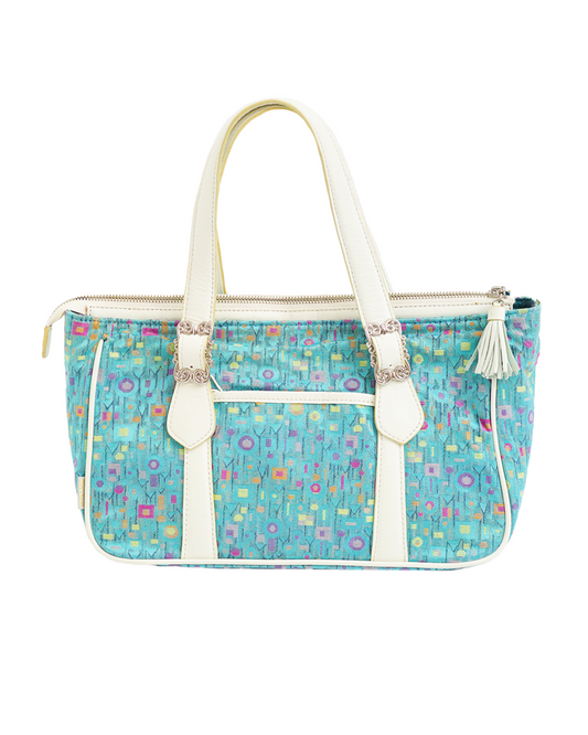 Think Bee! Teal Pattern Bag