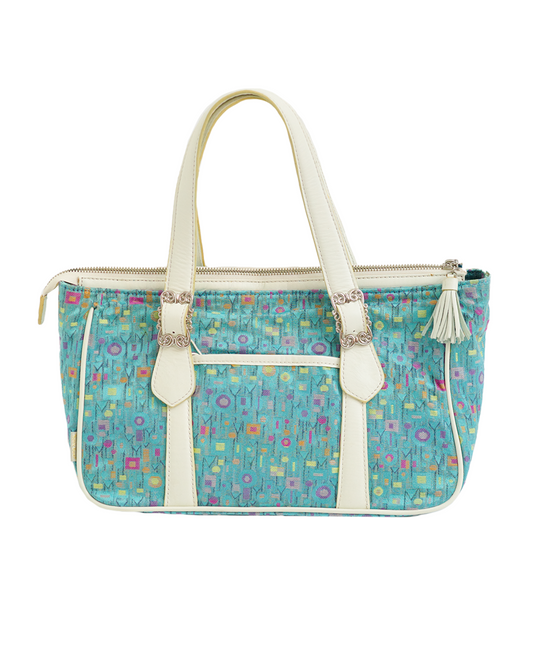 Think Bee! Teal Pattern Bag
