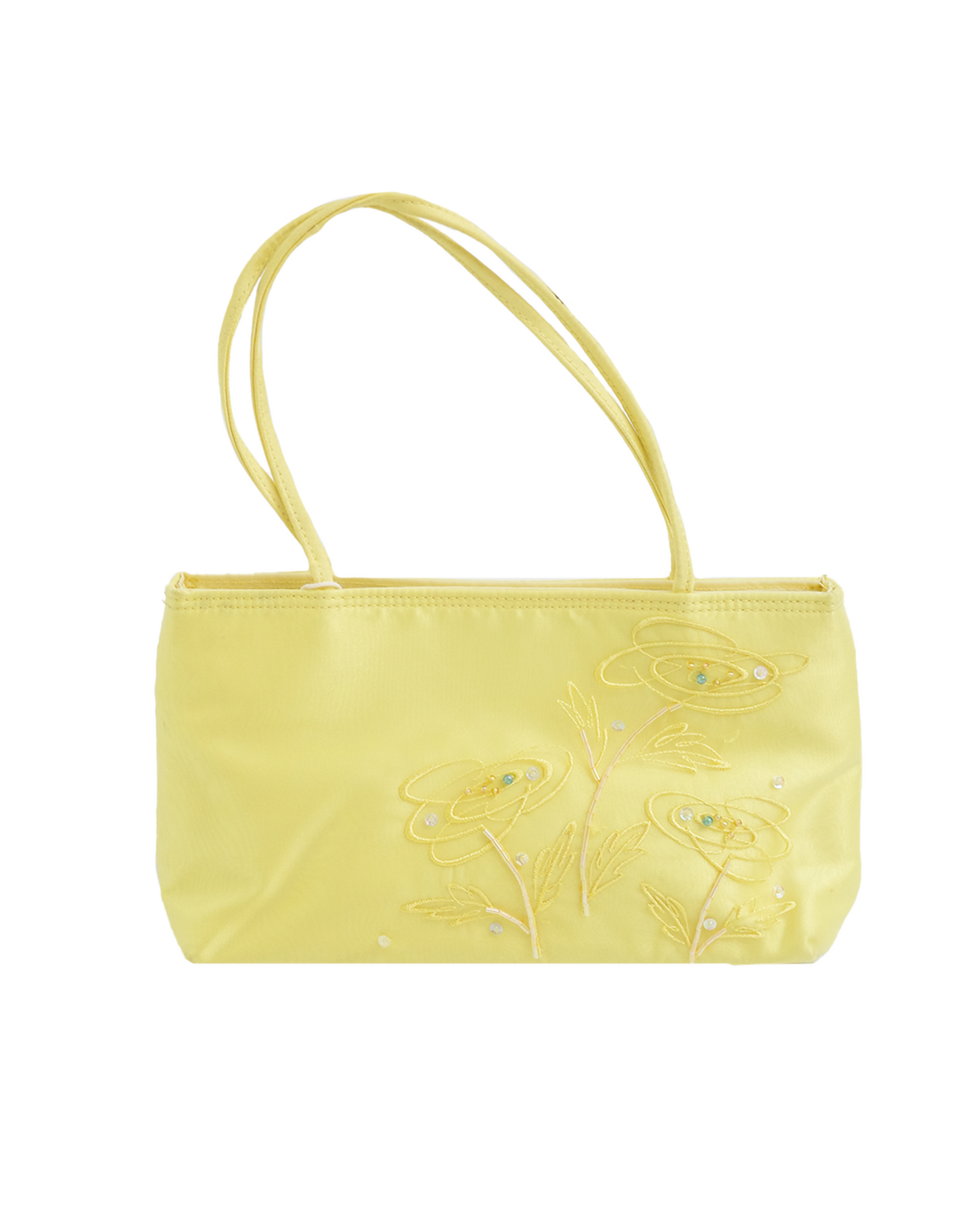 Yellow Satin Bag