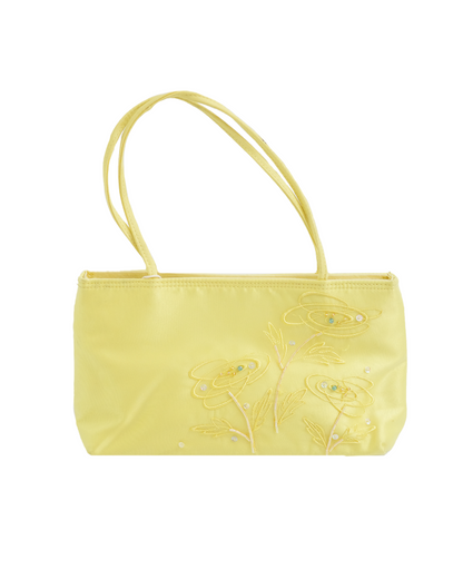 Yellow Satin Bag
