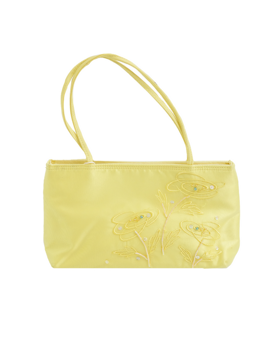 Yellow Satin Bag