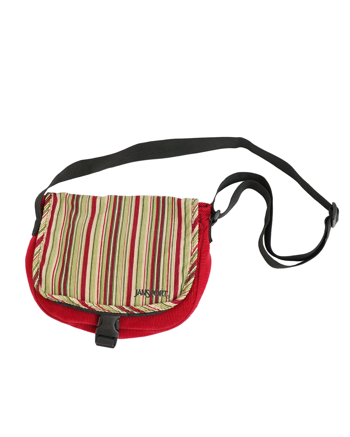 Jansport Corduroy Striped Messenger Bag