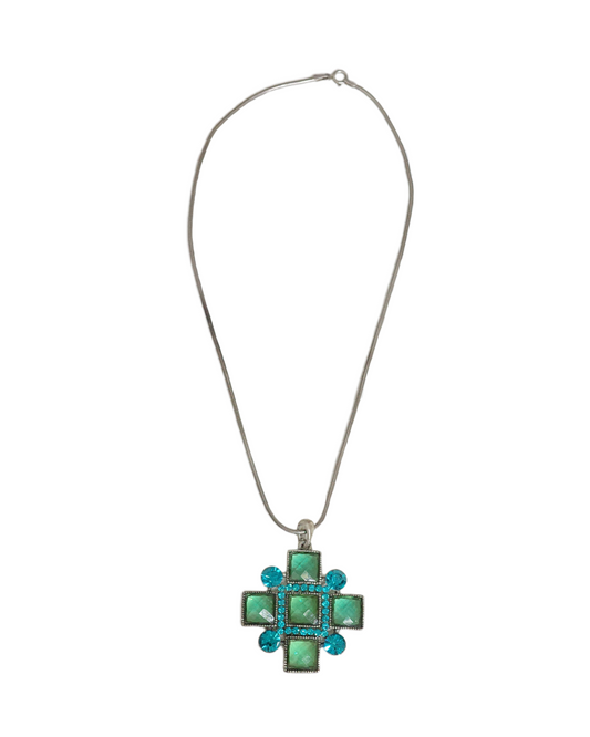 Blue Gemstones Necklace