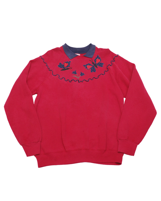 Blue Collar Butterfly Sweater