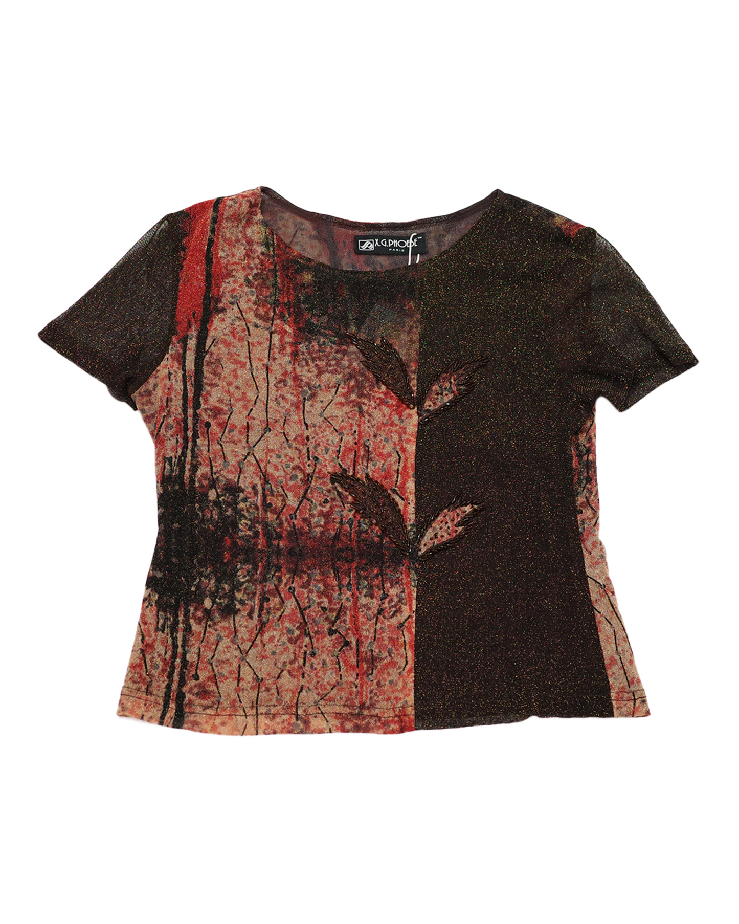 Sparkly Sheer Tee