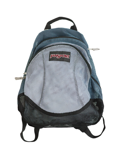 Jansport Blue & Navy Mesh Backpack