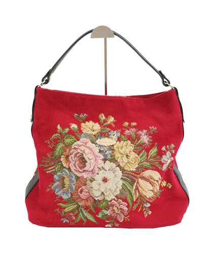 Think Bee! Red Floral Bag