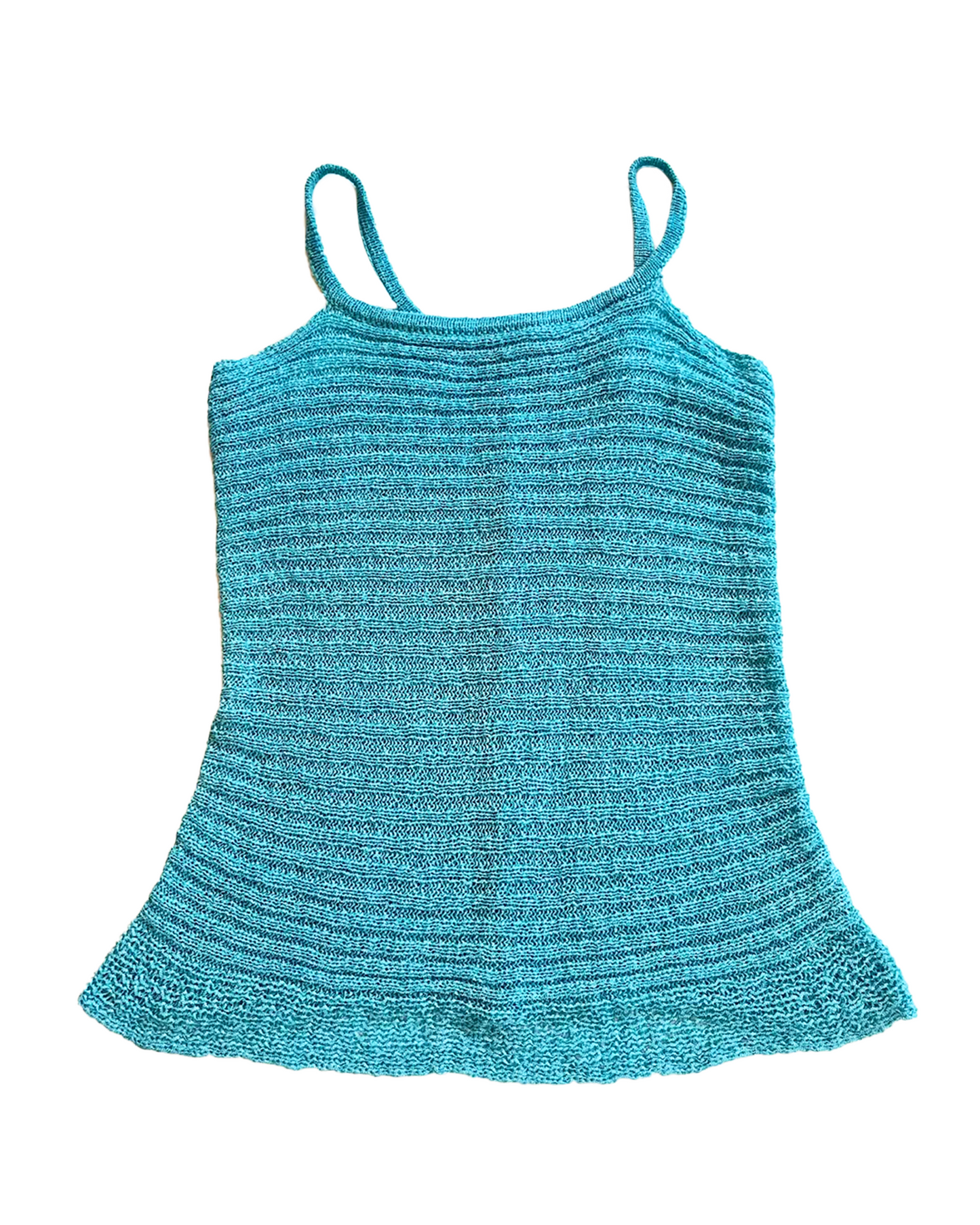 Blue Crochet Cami