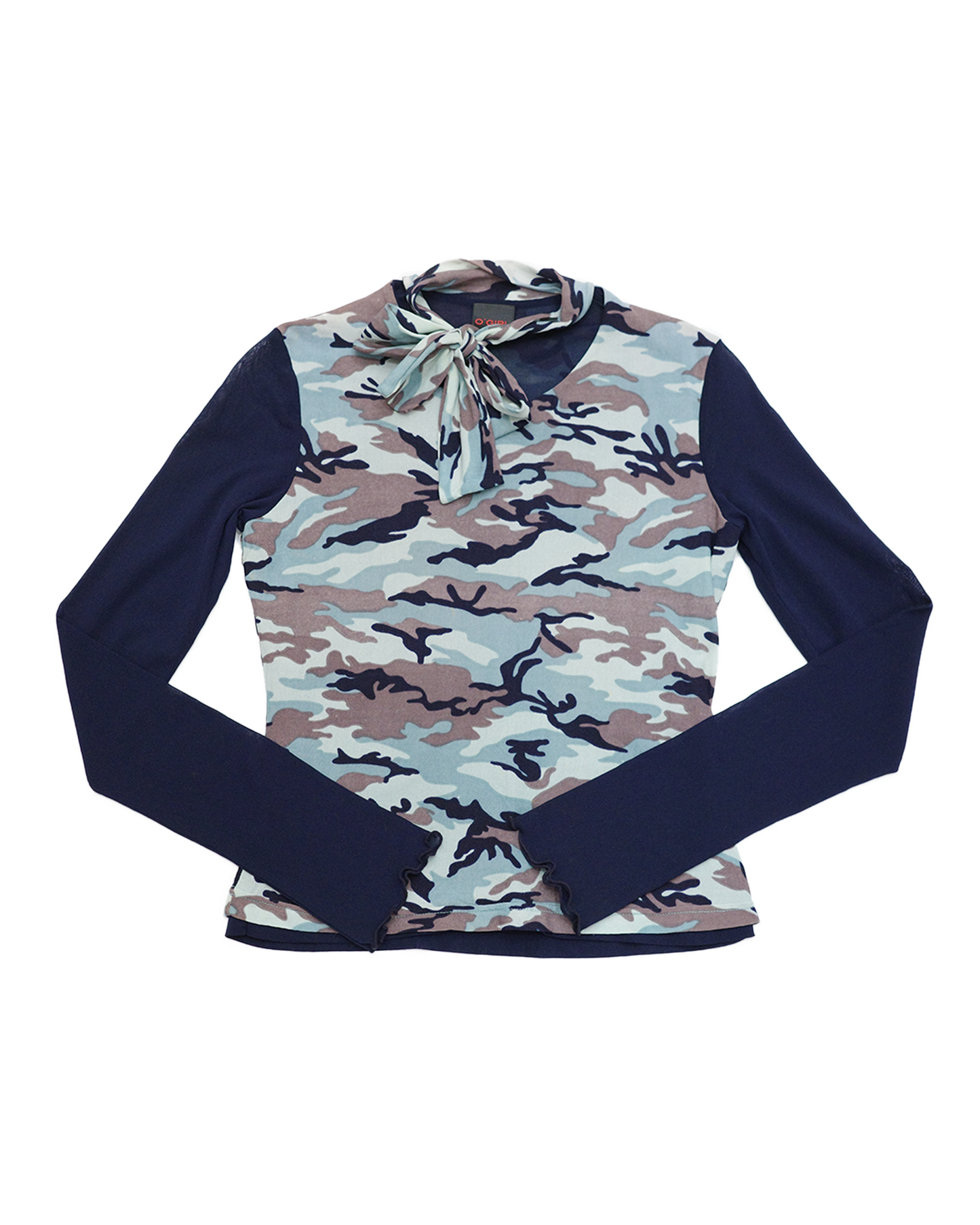 Camo Mesh Top