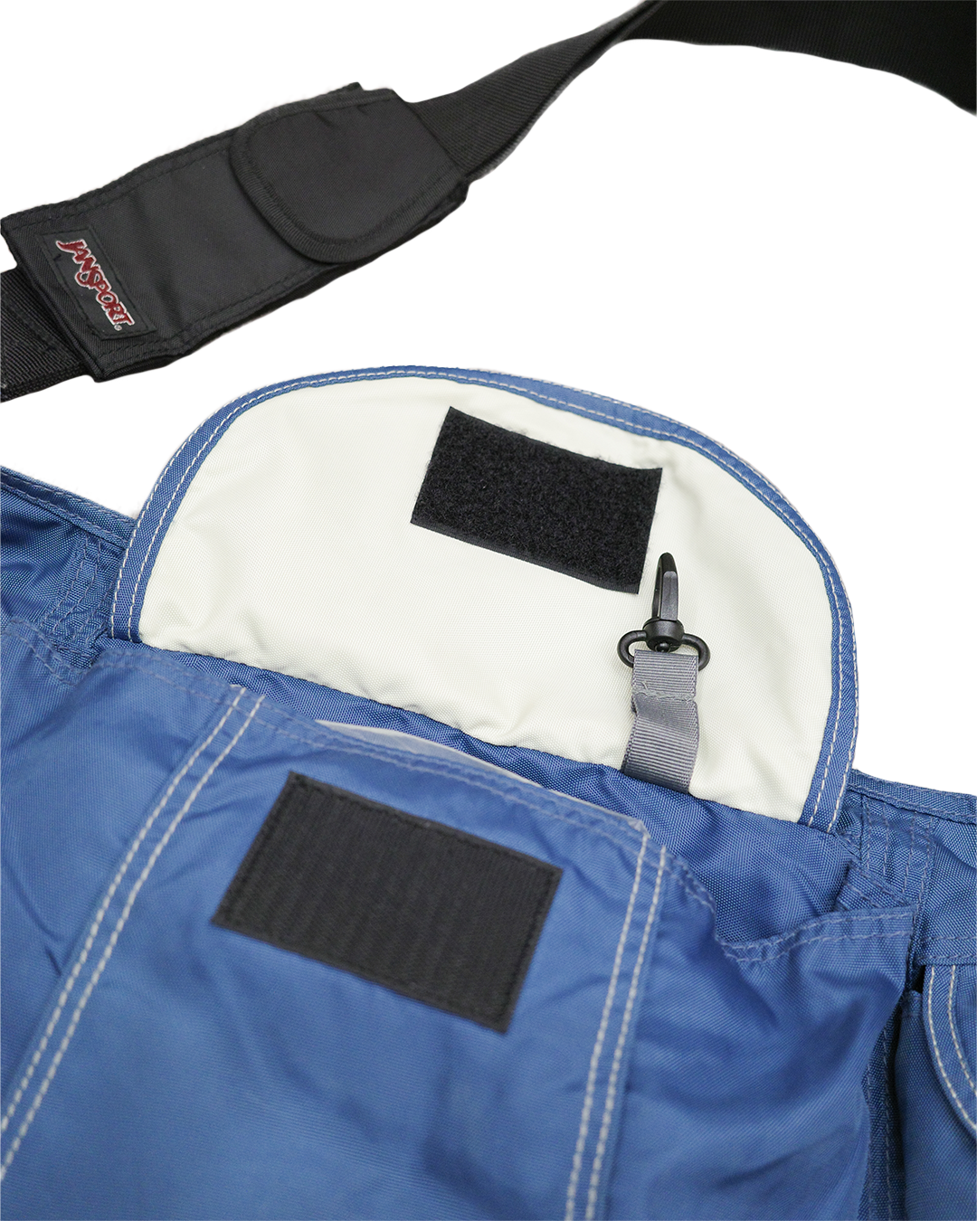 Jansport Navy Triple Compartments Crossbody Bag