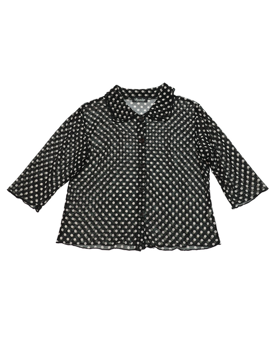 Mesh Dots Shirt