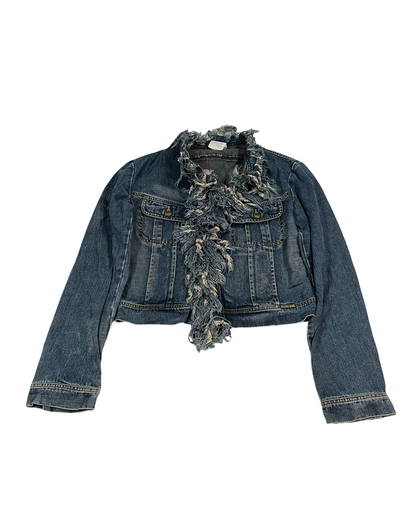 Denim Fringe Jacket