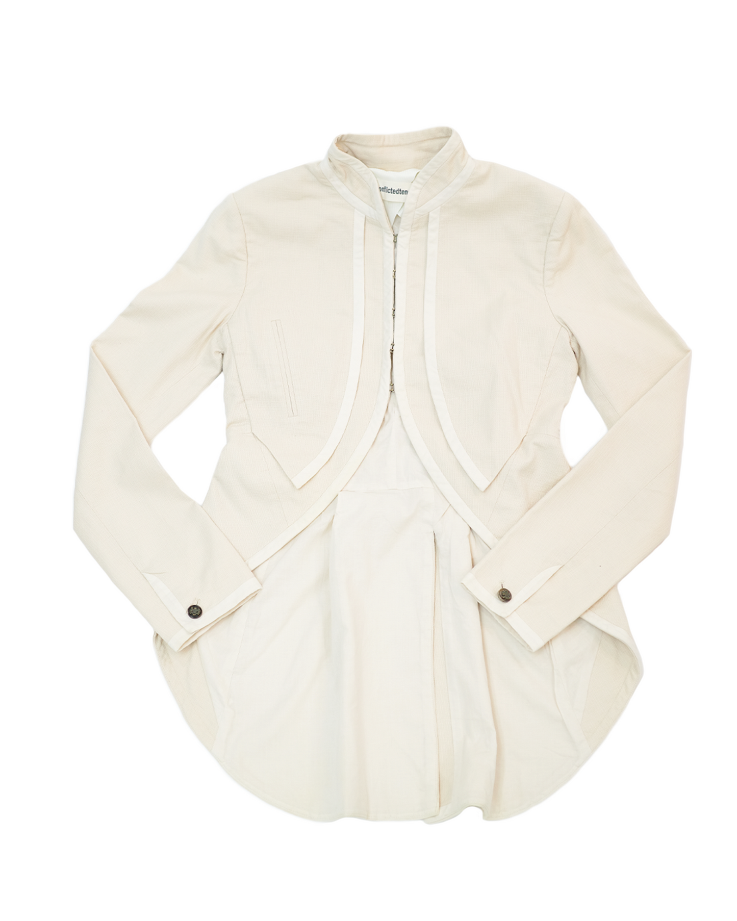 Cream Structured Blazer