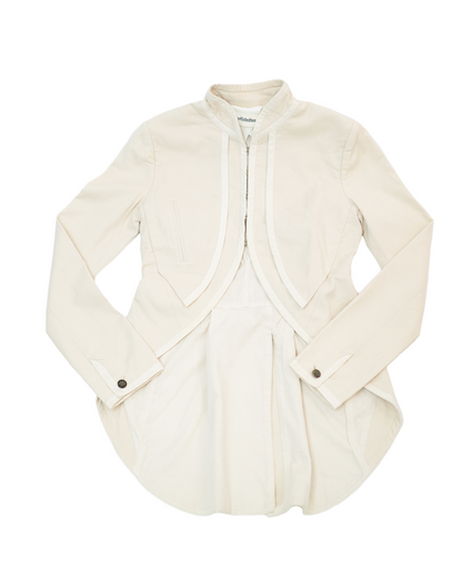 Cream Structured Blazer