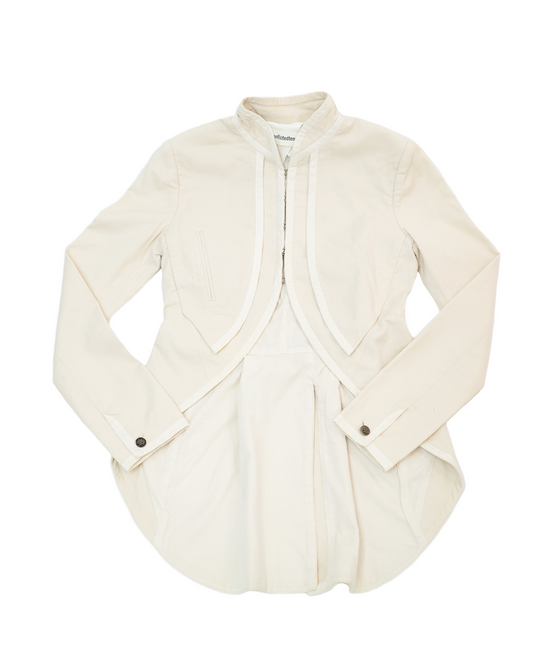 Cream Structured Blazer
