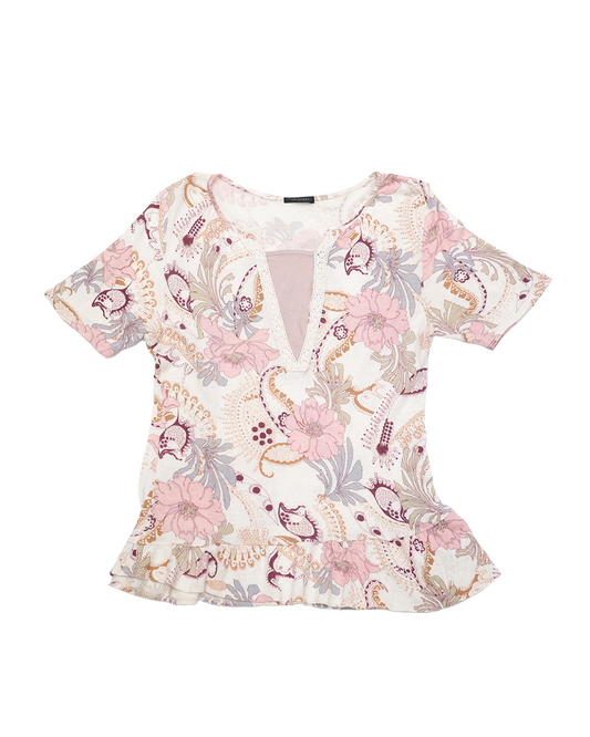 Pink Floral Top