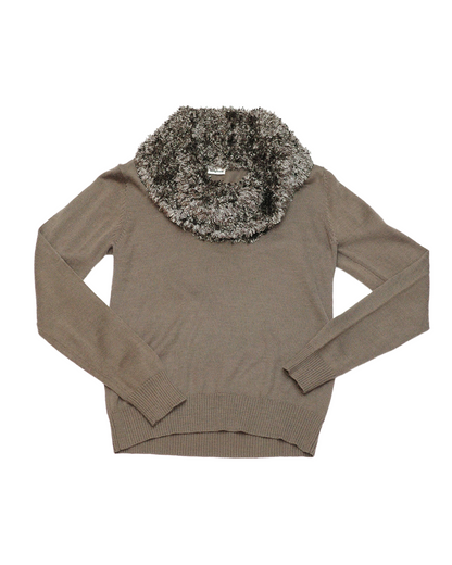 Furry Gray Top
