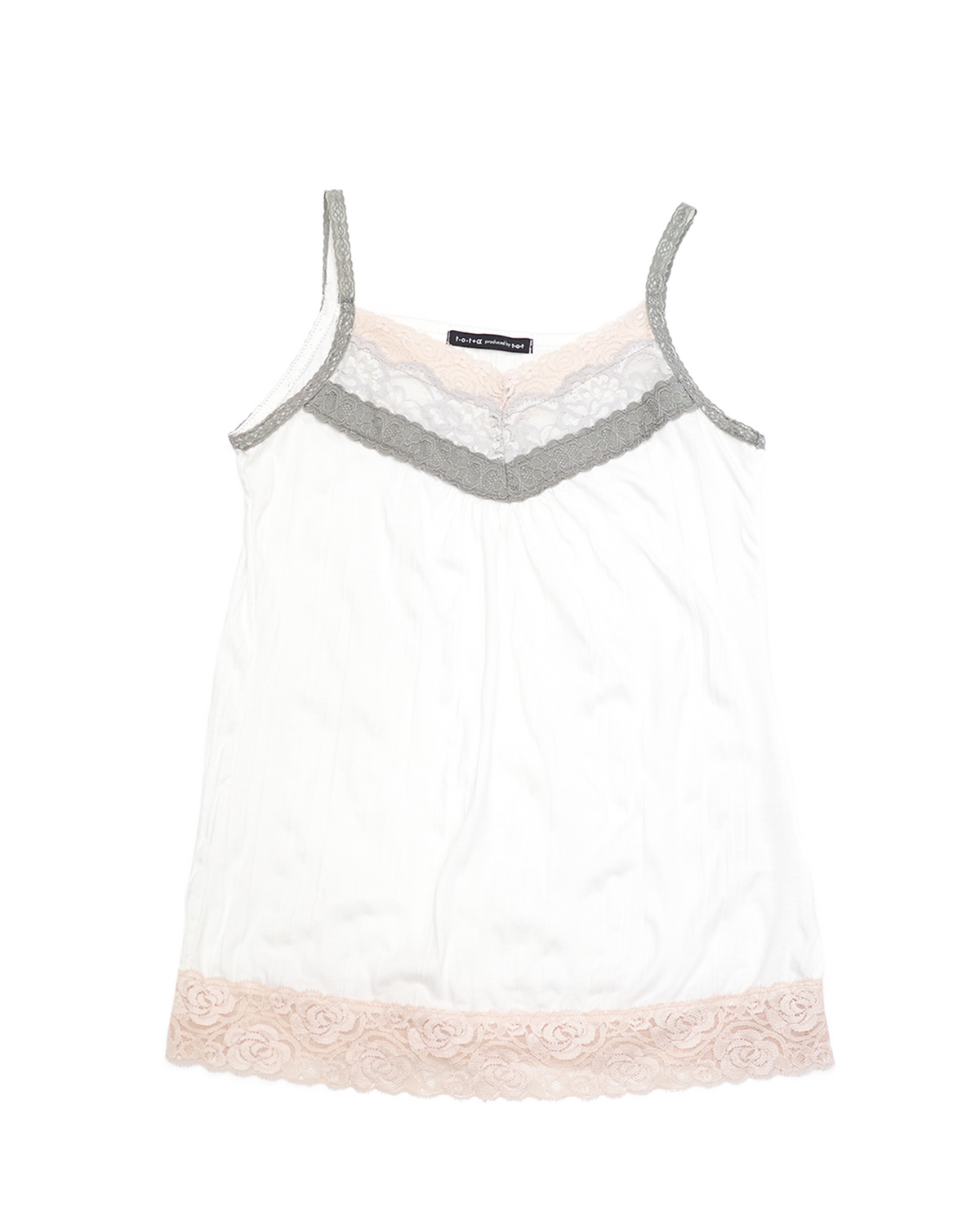 Tri-Tone Lace Cami