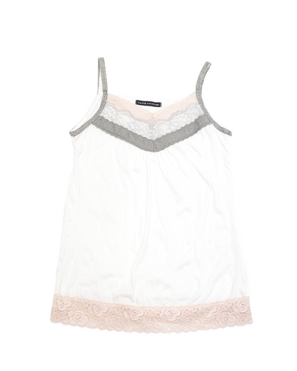 Tri-Tone Lace Cami