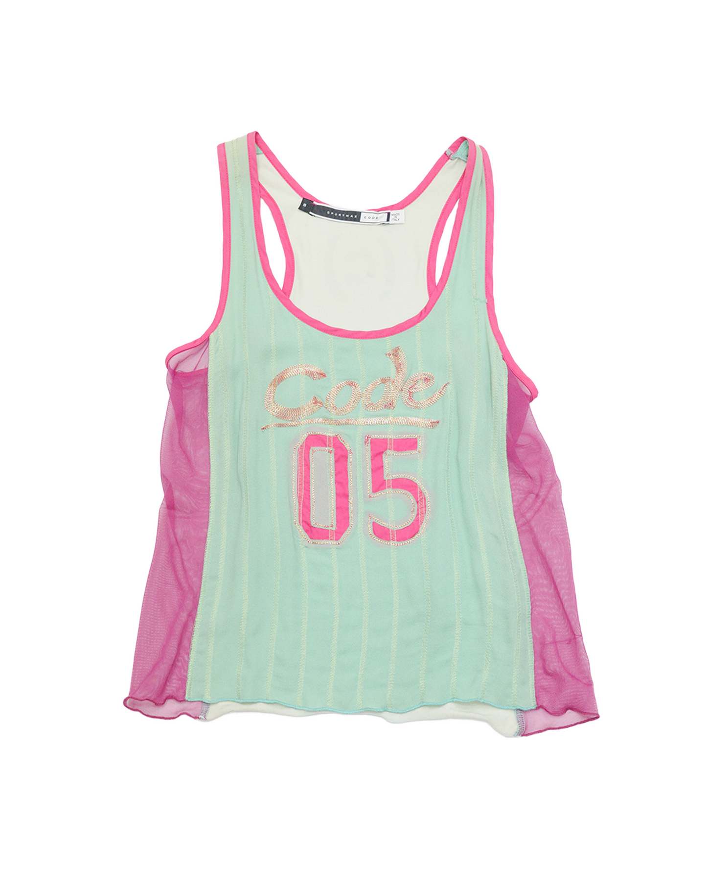 Minty Pink Jersey Vest