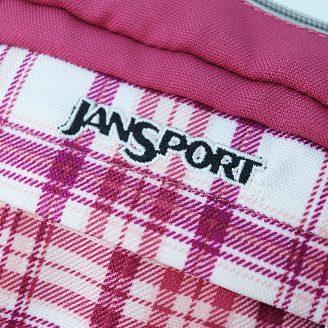 Jansport Pink Checked Fanny Pack