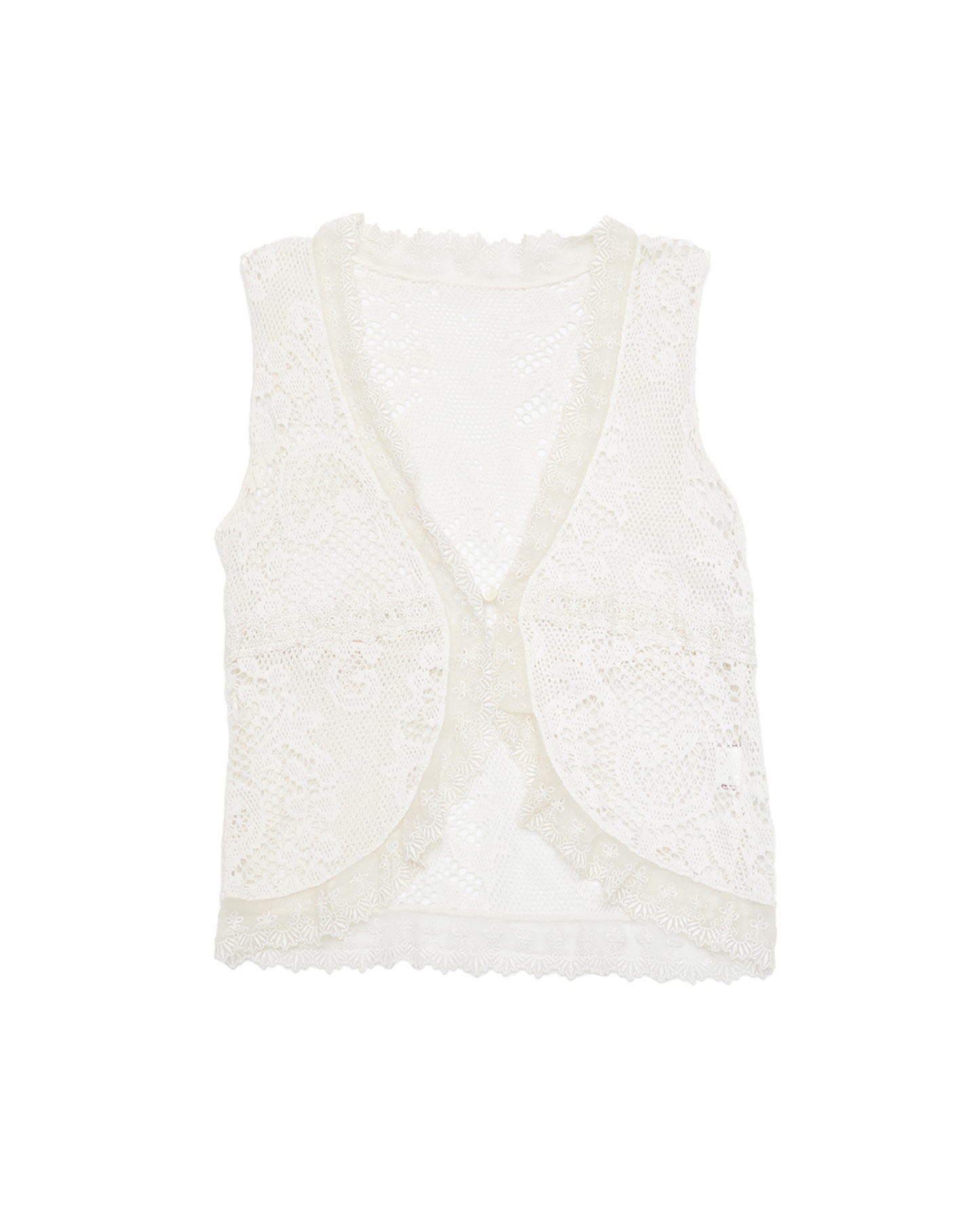 Crochet Lace Vest