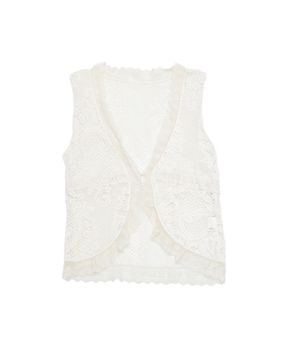 Crochet Lace Vest