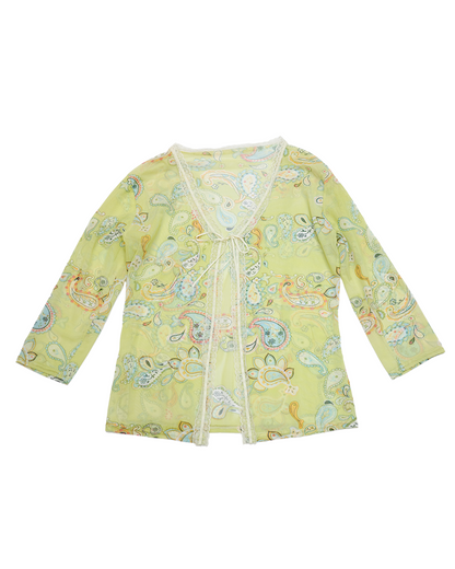 Yellow Paisley Outer