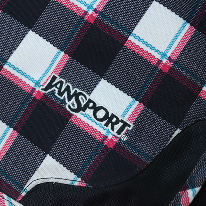Jansport Black Checked Messenger Bag