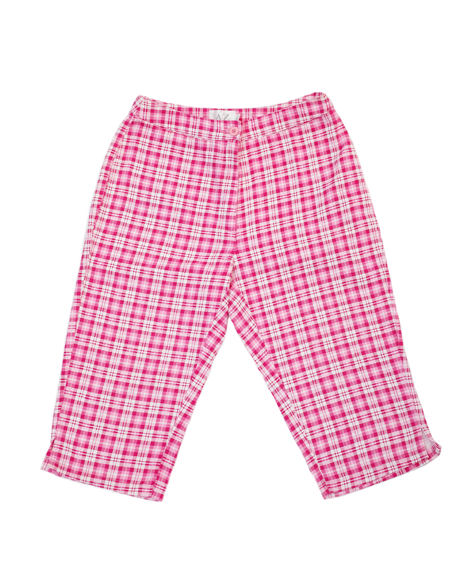 Pink Gingham Pants