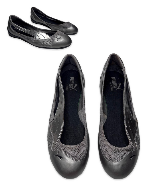 PUMA Silver Espera Ballet Flats