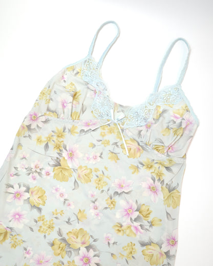 Floral Slip Dress with Slit