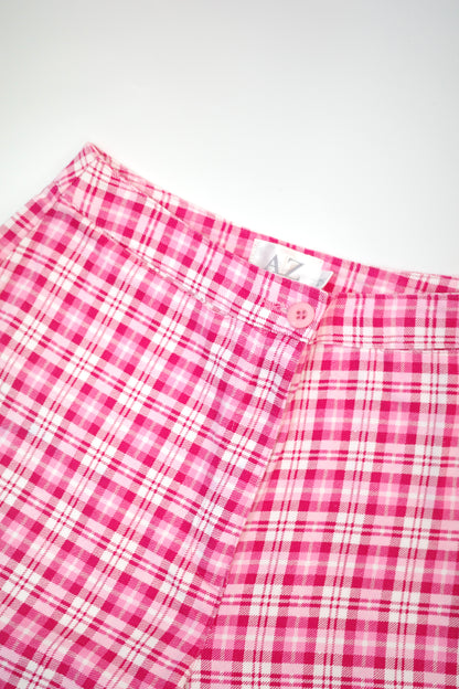 Pink Gingham Pants