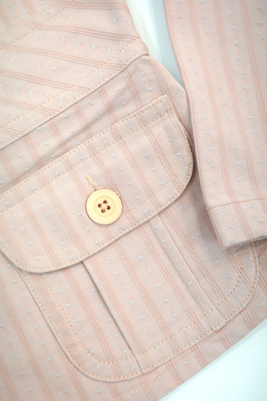 Pink Stripe and Dots Blazer