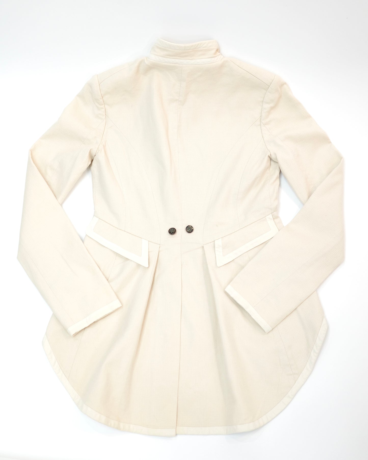 Cream Structured Blazer