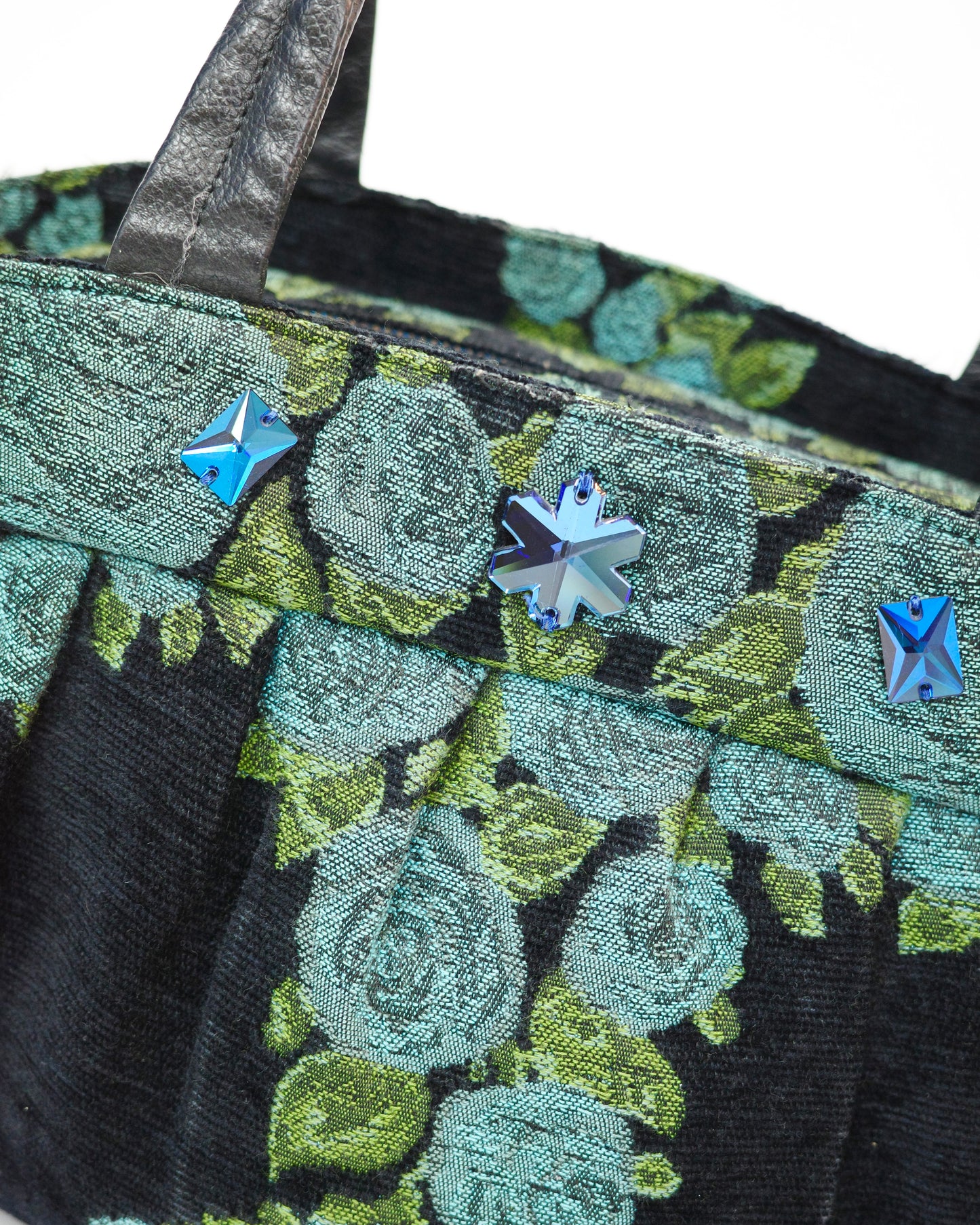 Think Bee!  Blue Rose Bag
