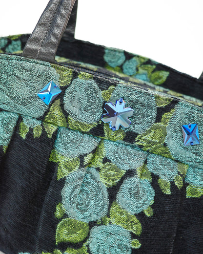 Think Bee!  Blue Rose Bag