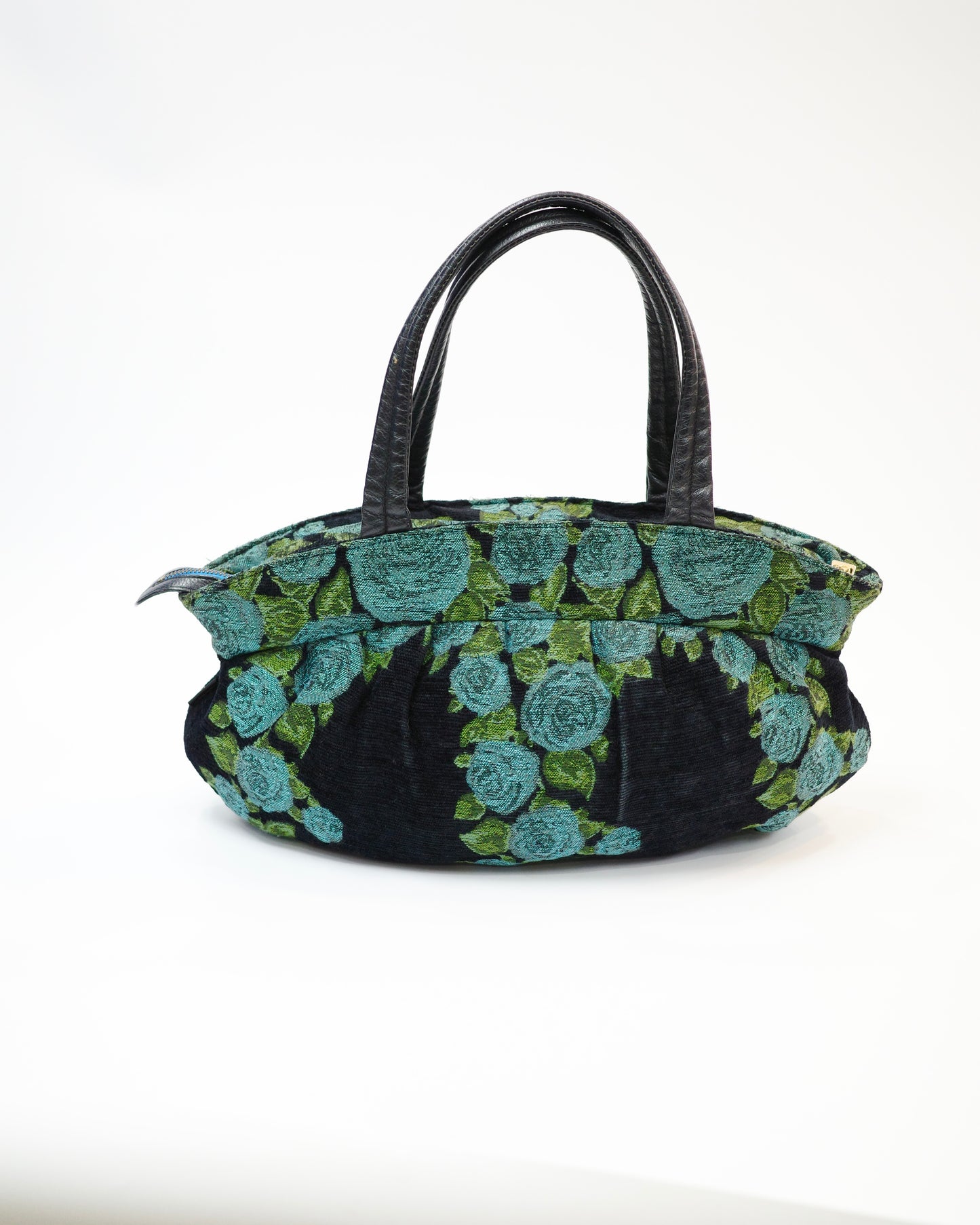 Think Bee!  Blue Rose Bag