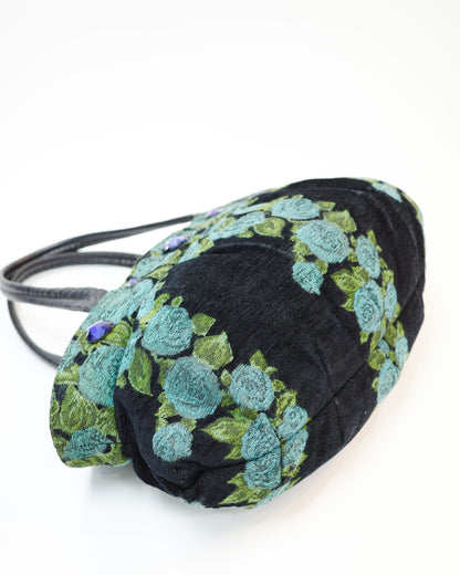 Think Bee!  Blue Rose Bag