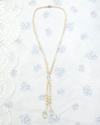 Crytsal Beads & Pearl Necklace
