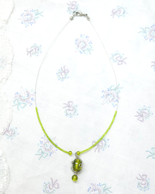 Green Fairy Necklace