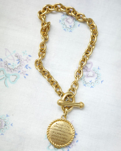 Yorkshire Terrier Gold Bracelet