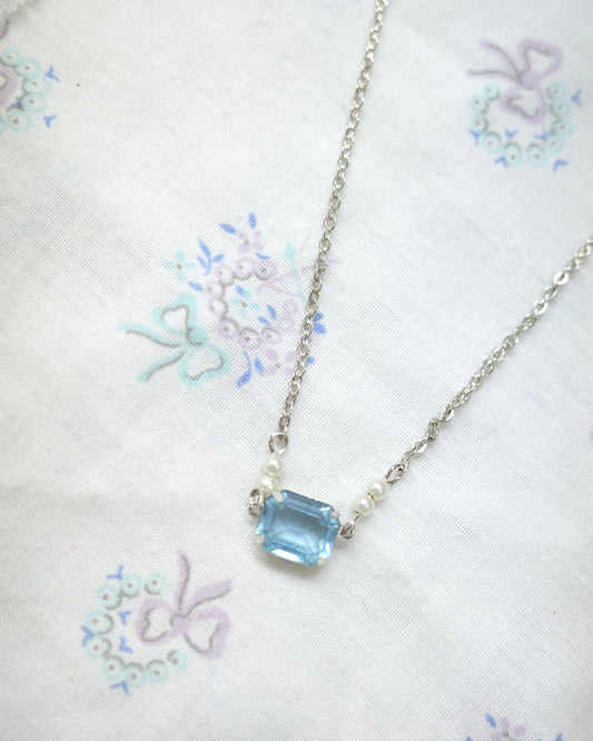 Blue Stone Necklace