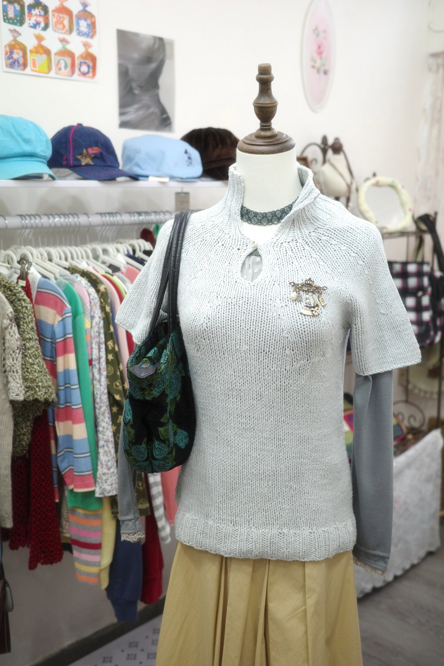 Light Gray Knitwear
