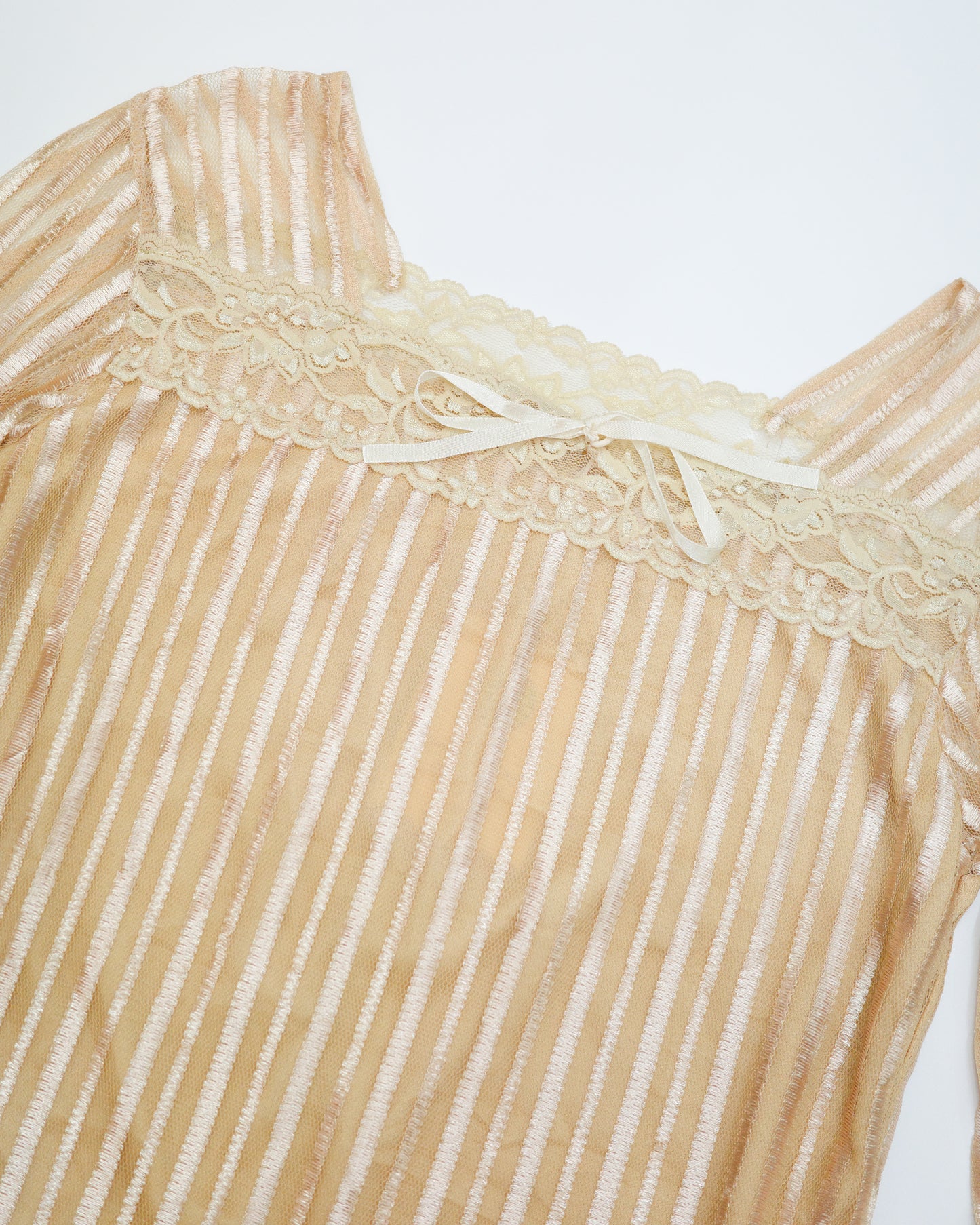 Lace Sqaure Neck Blouse