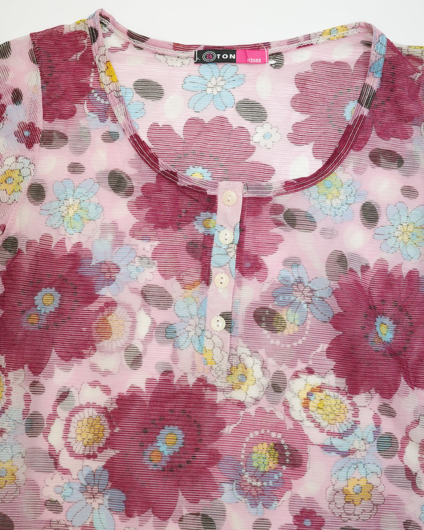 Sheer Floral Top