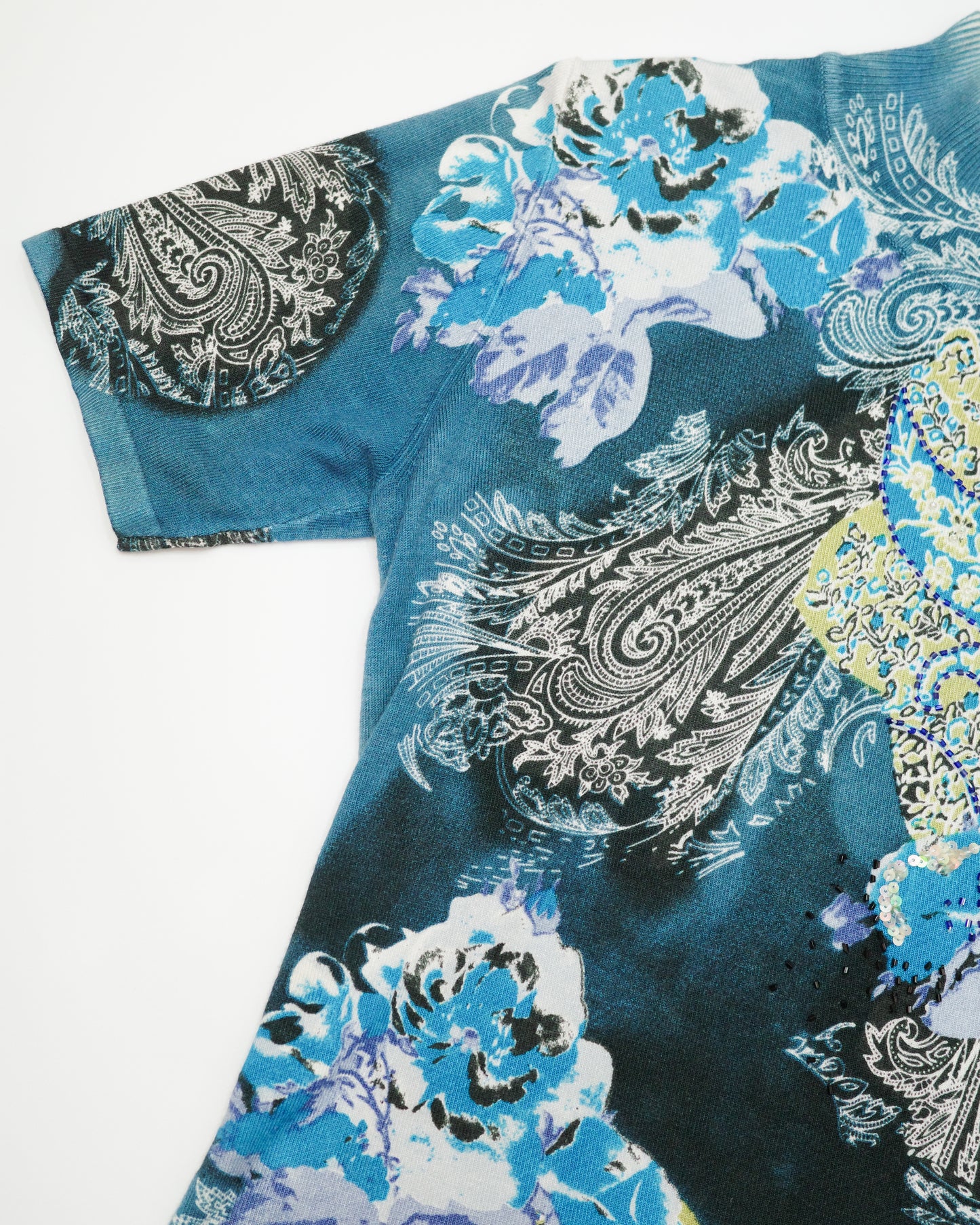 Blue Pattern Top