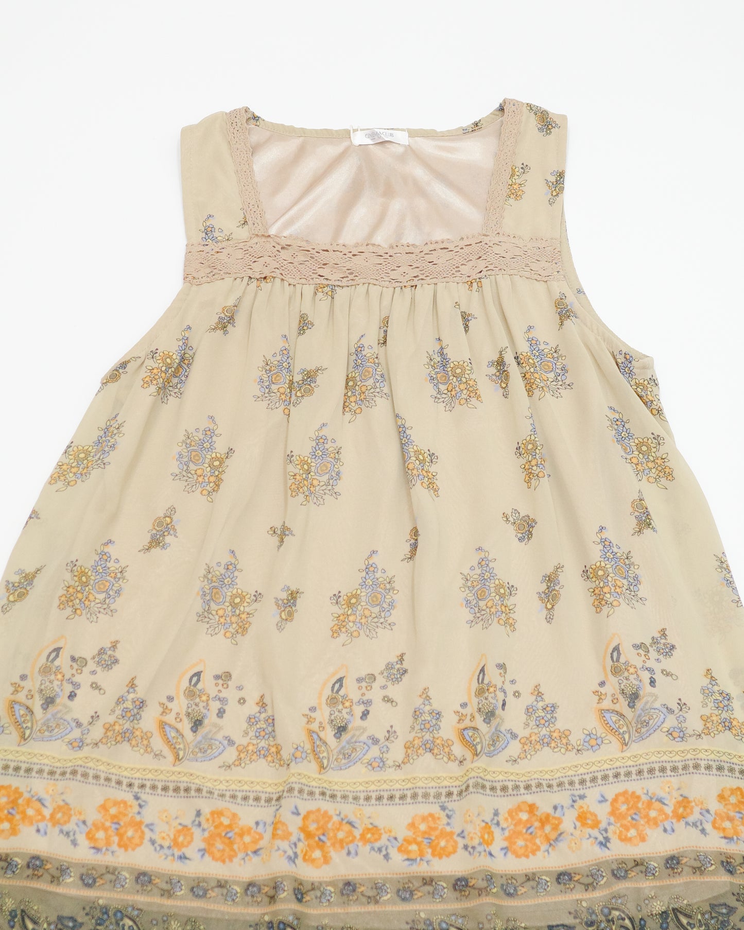 Brown Floral Cami