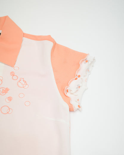 Orange Ruffle Jersey