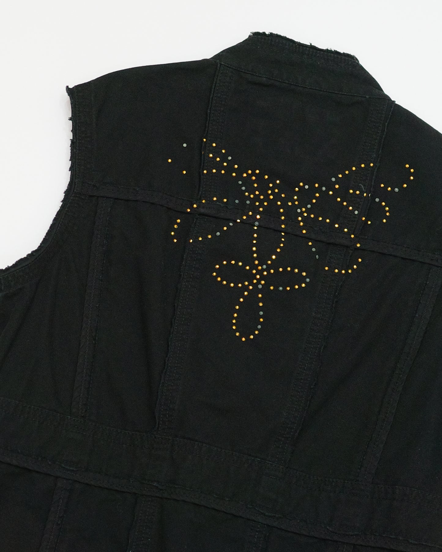 Black Studded Vest